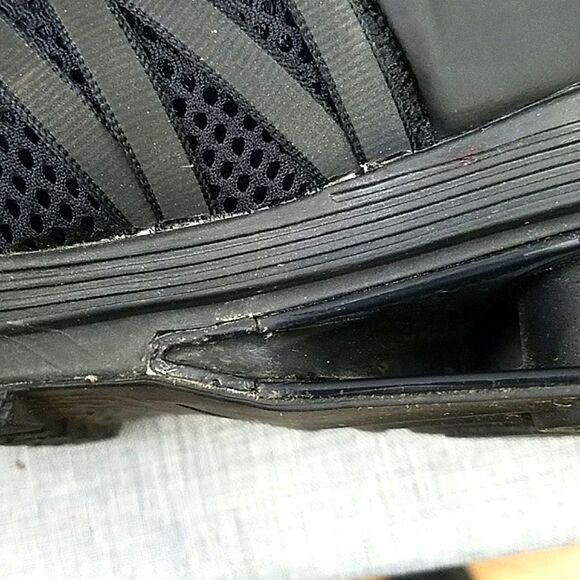 Nike Shox gravity triple black women's sz 8 running shoes AQ8554-001 - Picture 6 of 12